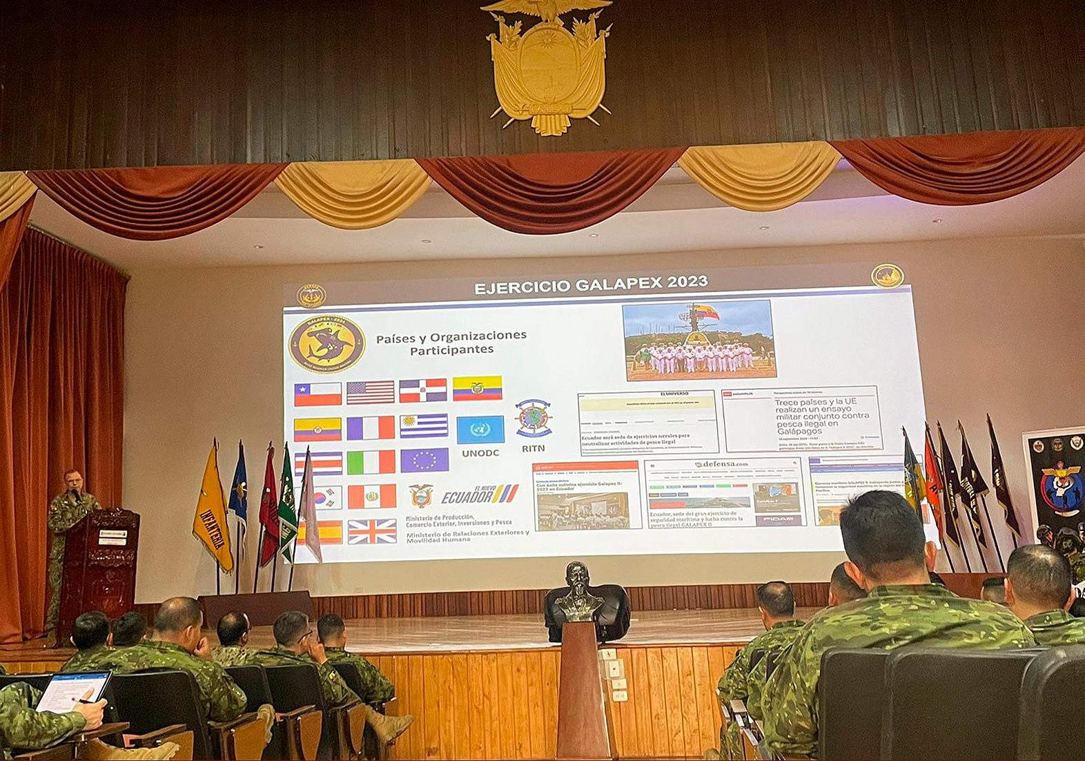 La Academia de Guerra de Ejército organizó ciclo de conferencias